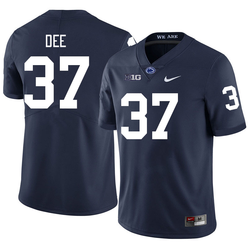 Men #37 Beckham Dee Penn State Nittany Lions College Football Jerseys Stitched-Navy